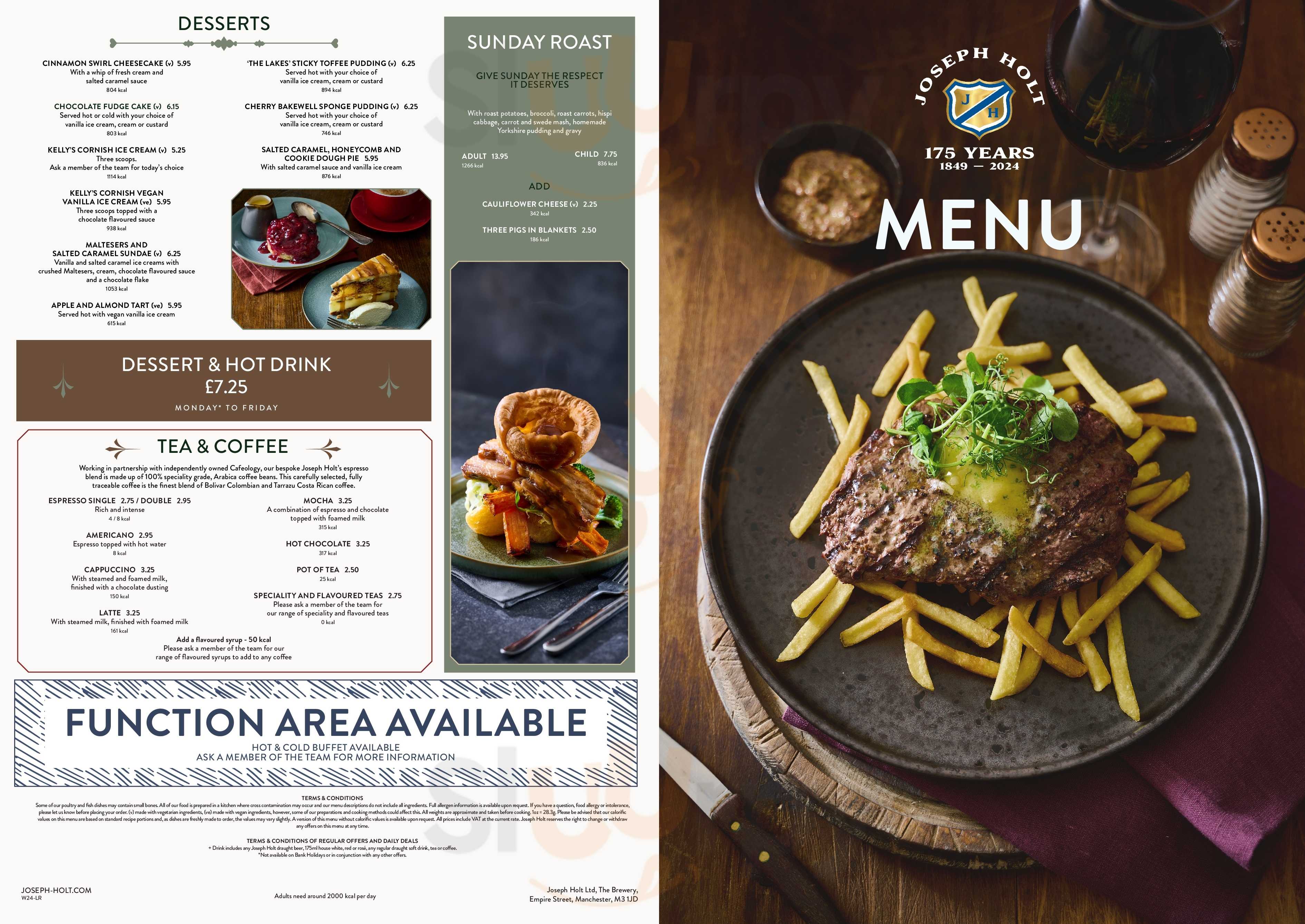 The Morning Star menù, Swinton Main Menu Sluurpy