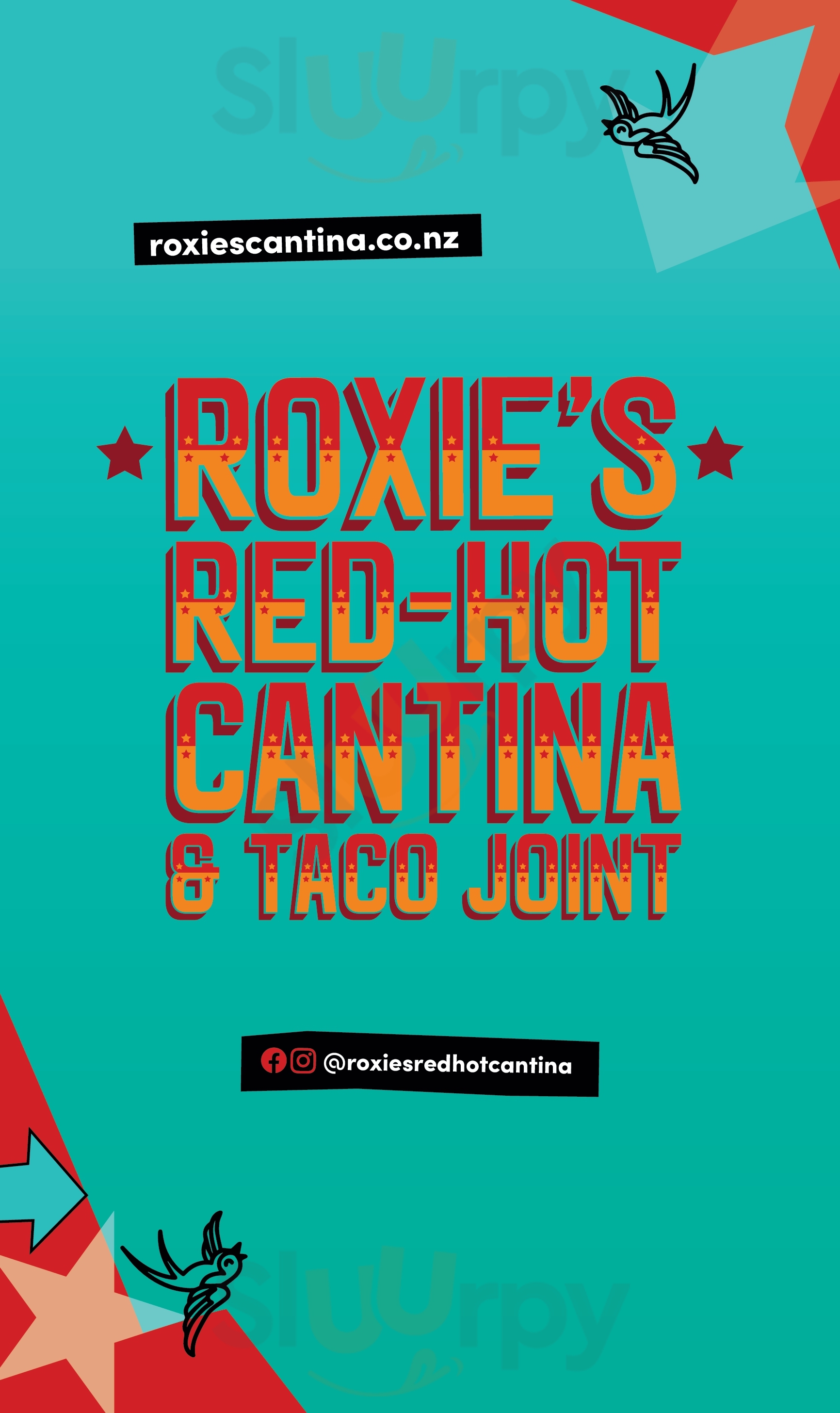 Roxies Redhot Cantina & Taco Joint menù, Mount Maunganui Main Menu