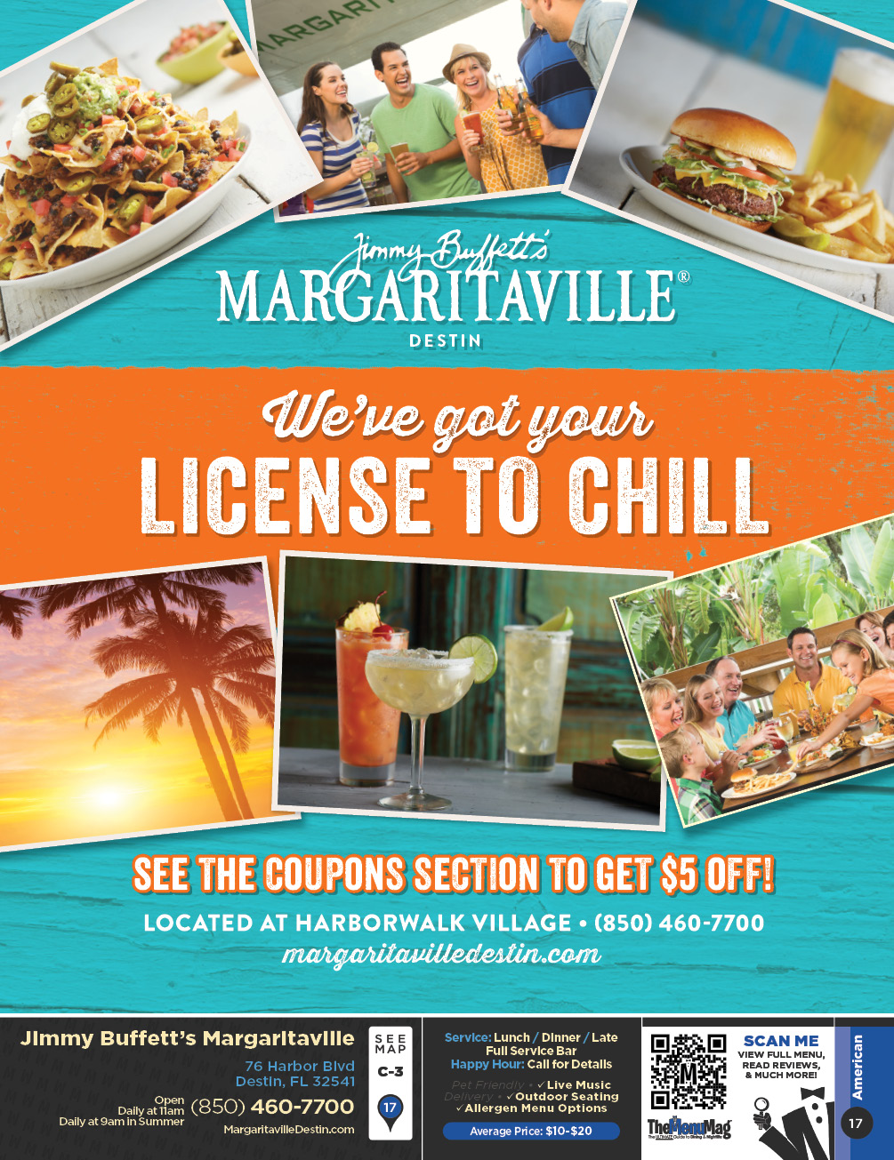 Jimmy Buffett S Margaritaville Destin The Menu Mag My XXX Hot Girl