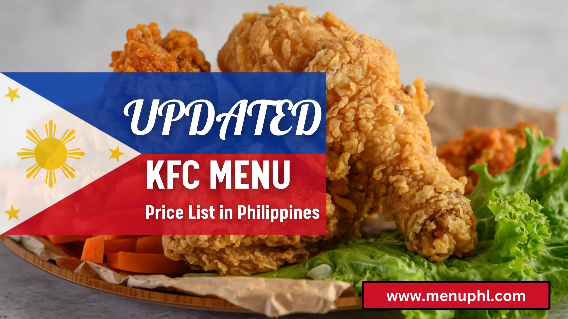KFC MENU PHILIPPINES & UPDATED PRICES 2024