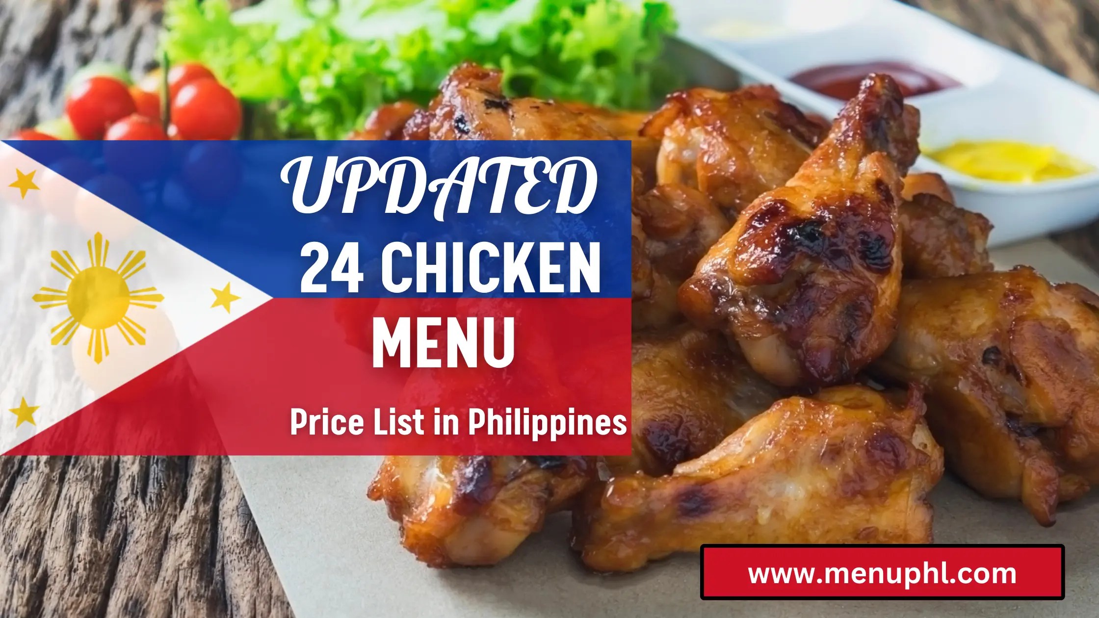24 CHICKEN MENU PHILIPPINES & UPDATED PRICES 2023