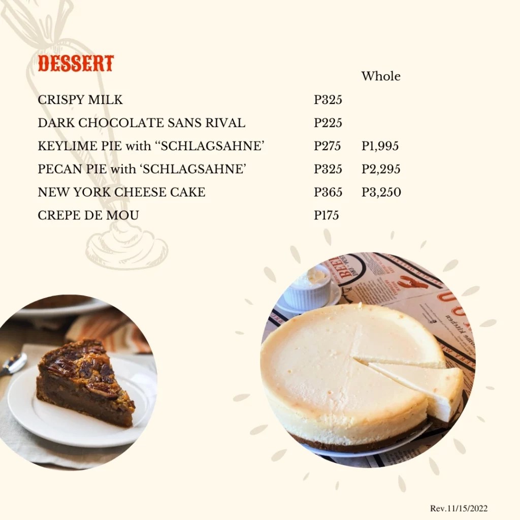 MAMOU MENU PHILIPPINES AND UPDATED PRICES 2023