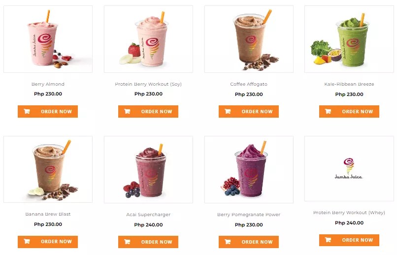 JAMBA JUICE MENU PHILIPPINES & UPDATED PRICES 2023