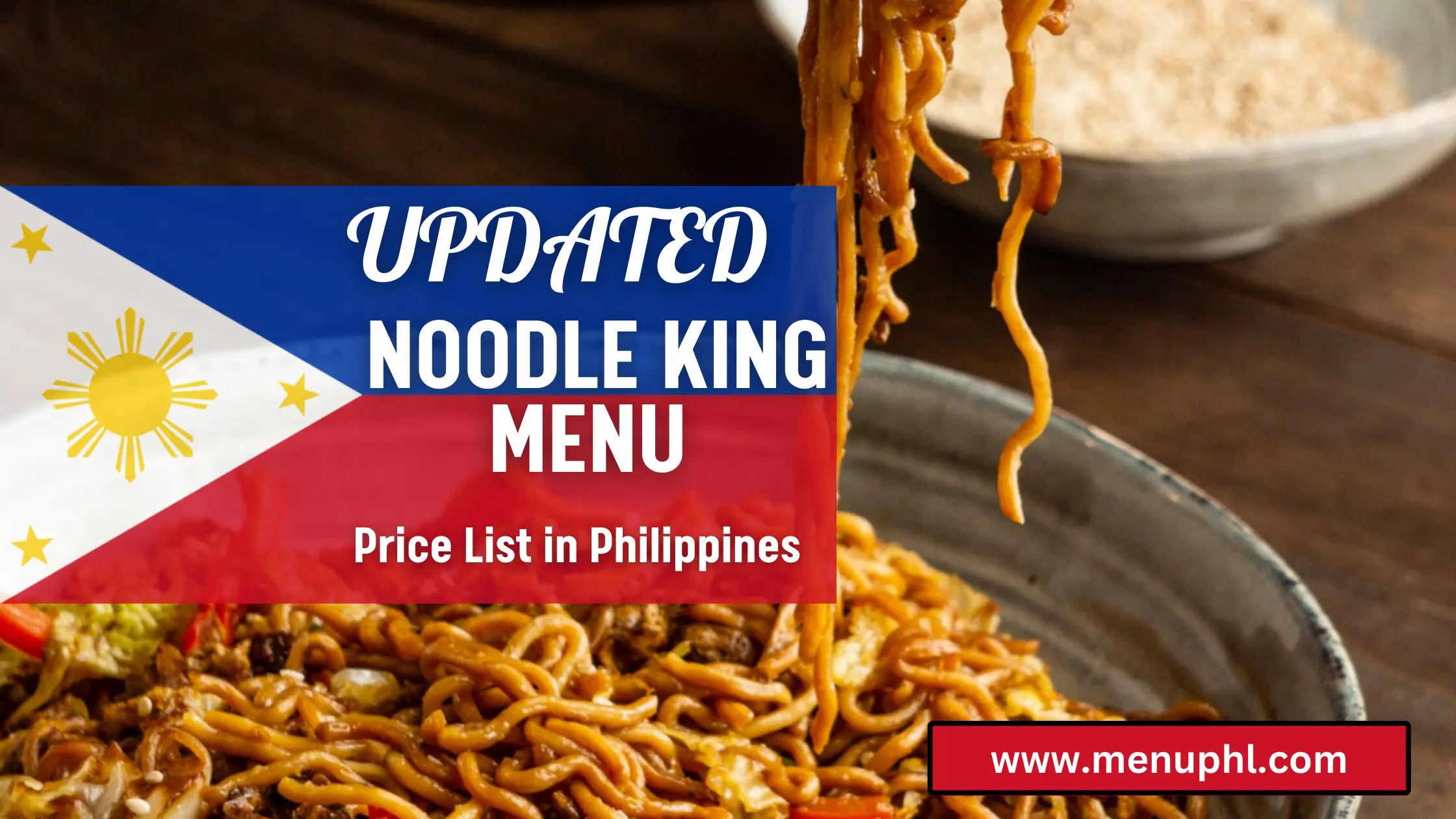 NOODLE KING MENU PHILIPPINES & UPDATED PRICES 2023