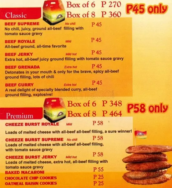 JAMAICAN PATTIES MENU PHILIPPINES & UPDATED PRICES 2024