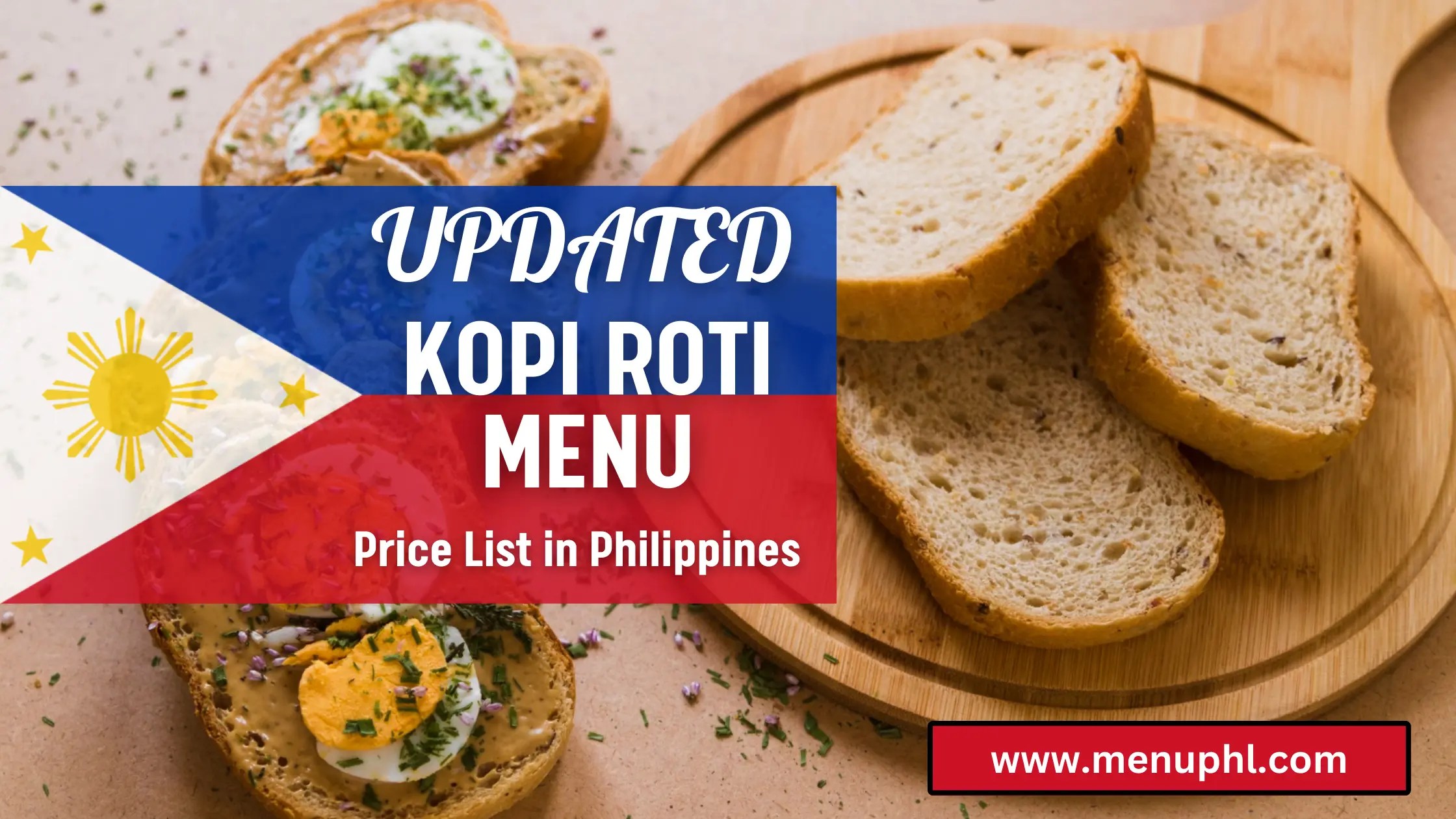 KOPI ROTI MENU PHILIPPINES & UPDATED PRICES 2023