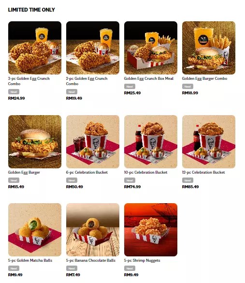 KFC Menu Malaysia Prices Updated 2024