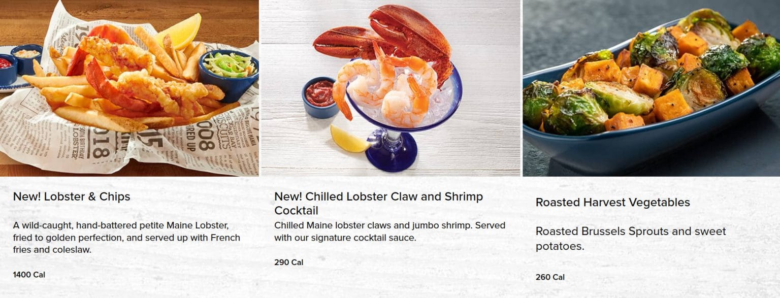 Red Lobster Specials & Deals Daily Deals & Under 20 Menu
