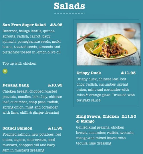 Giraffe UK Menu Prices