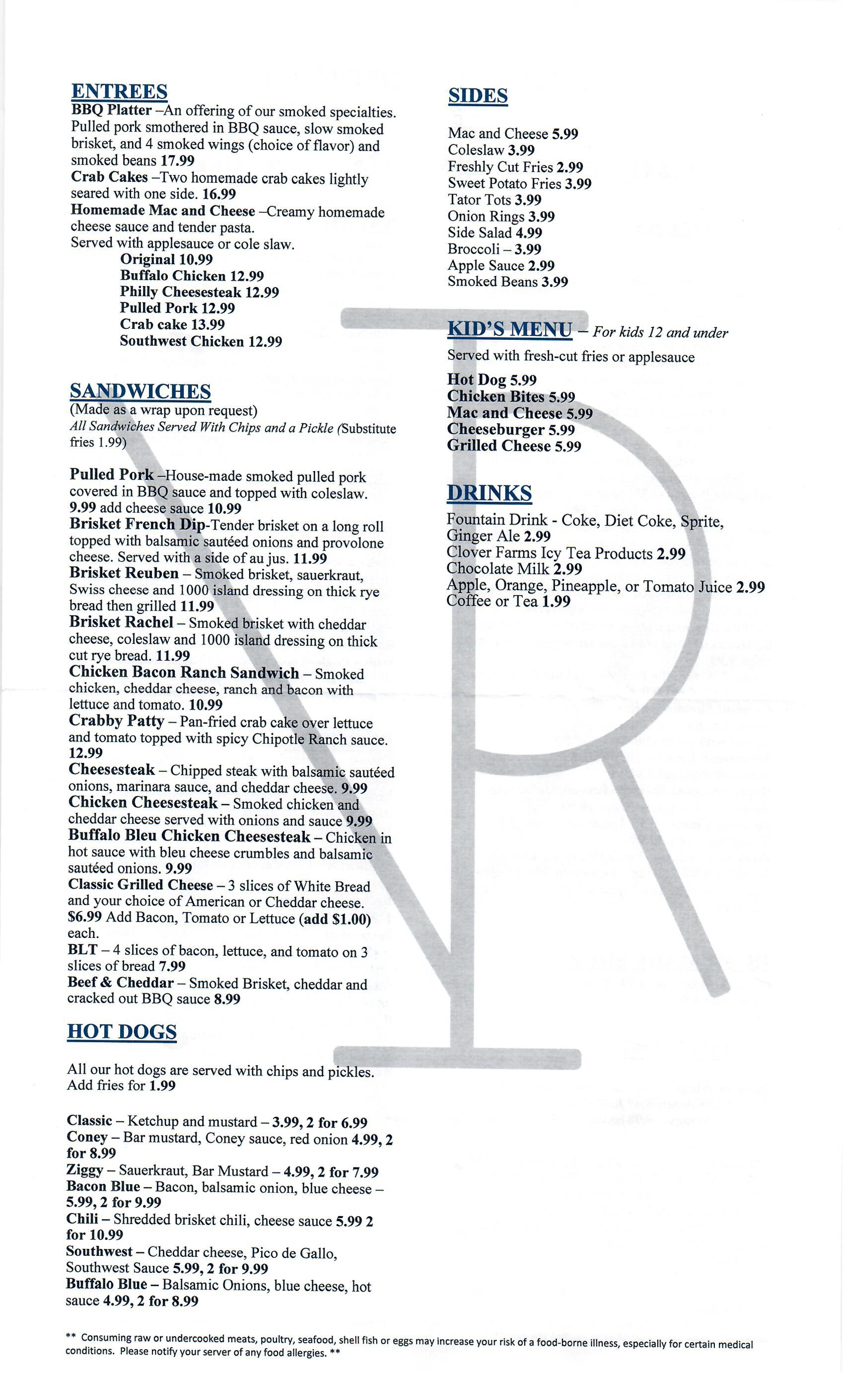 Send your menu files and any questions to