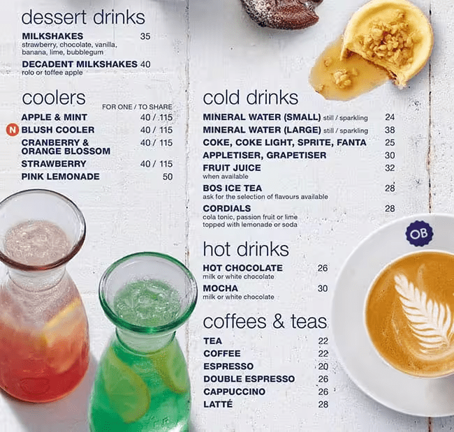 Ocean Basket Menu With Updated Prices in South Africa 2024
