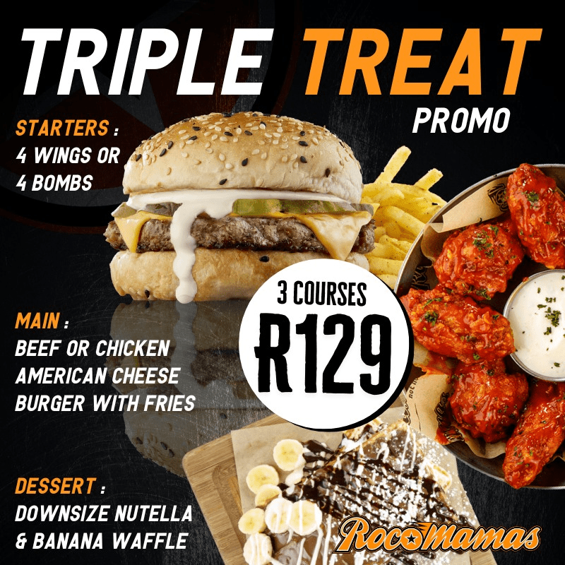 Menu With Updated Prices in South Africa 2024