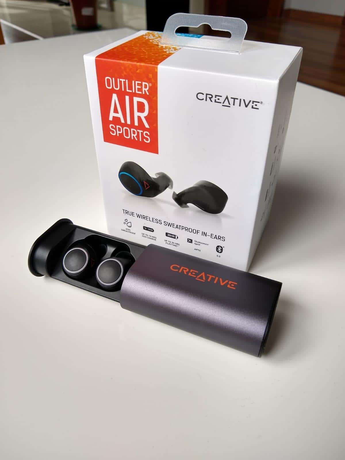 Creative Outlier Air Sports słuchawki dla aktywnych