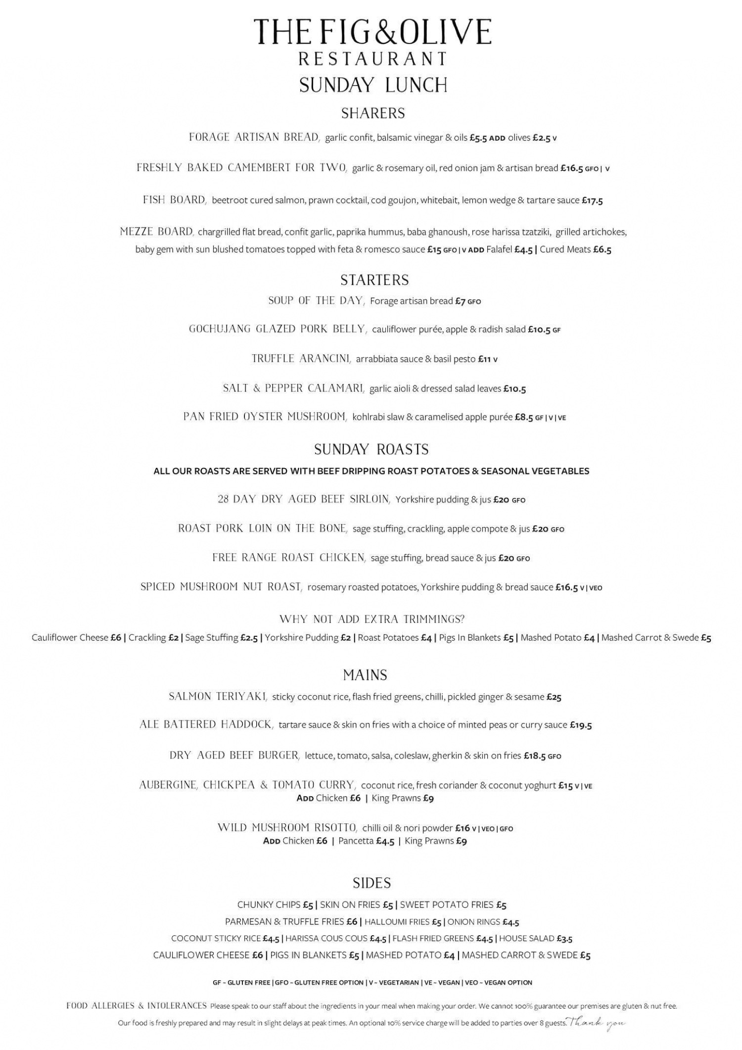 Harvester Bassetts Pole Sutton Coldfield's full menu online