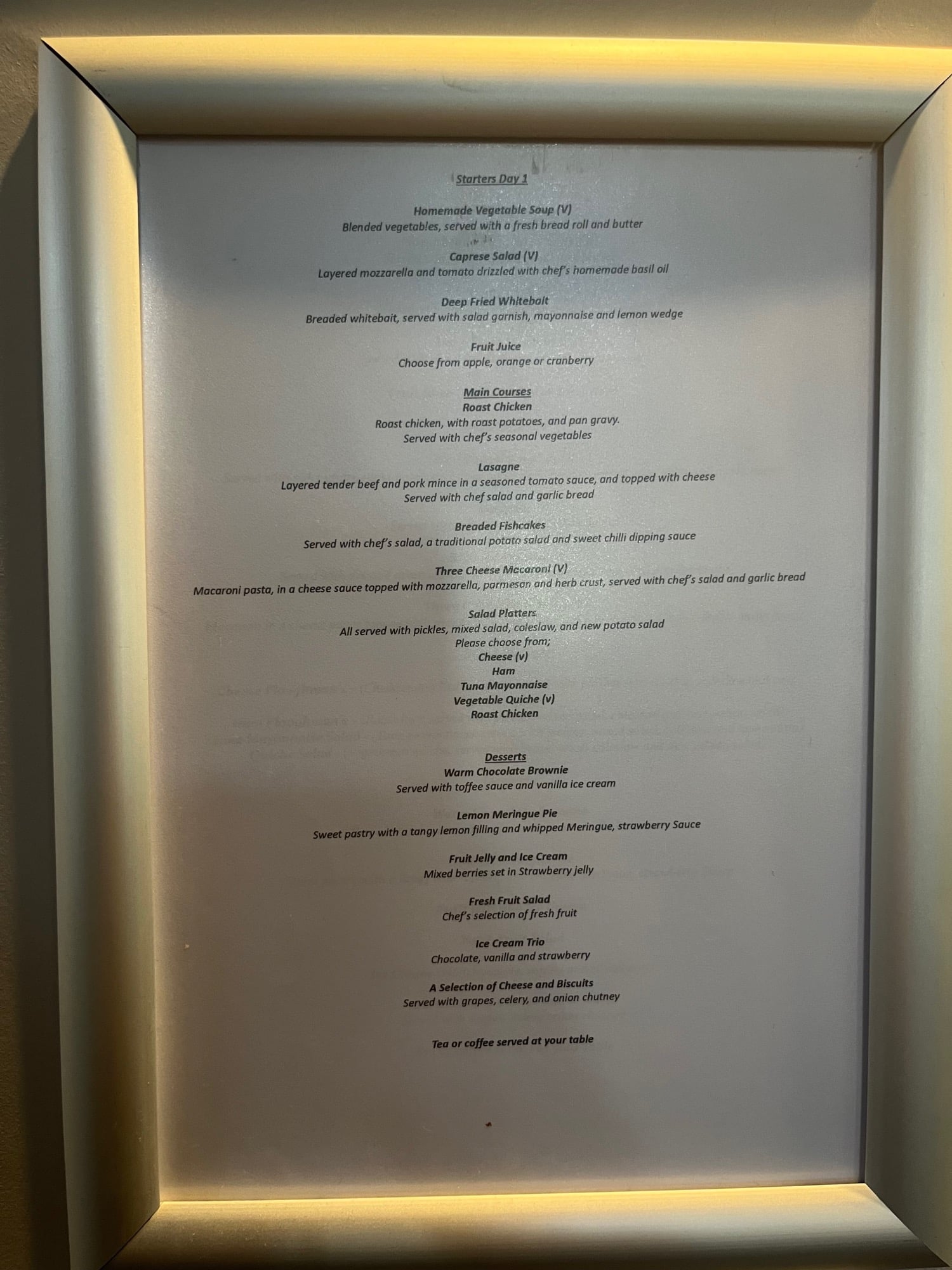 Daish’s Hotel Blackpool Blackpool's full menu online