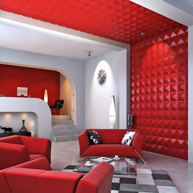 3D Wall Panels That Pop Meoded Paint & Plaster
