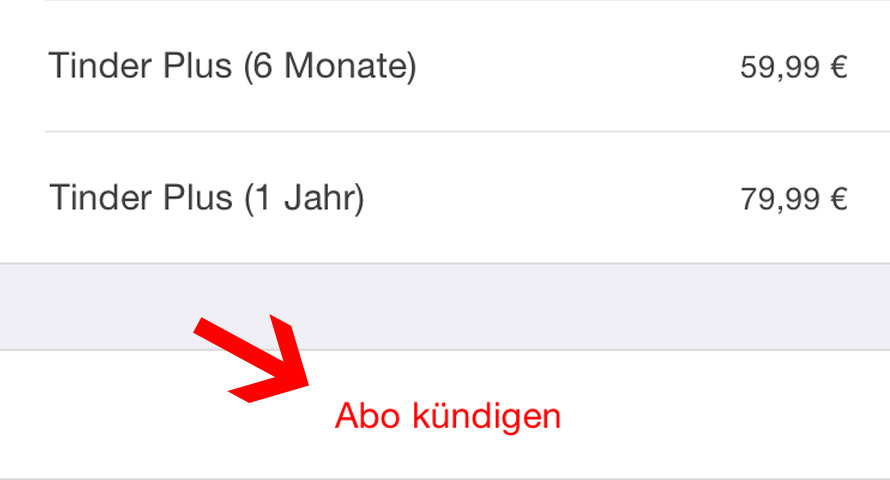 Tinder Plus Abo für das iPhone kündigen so funktionierts meoki.de