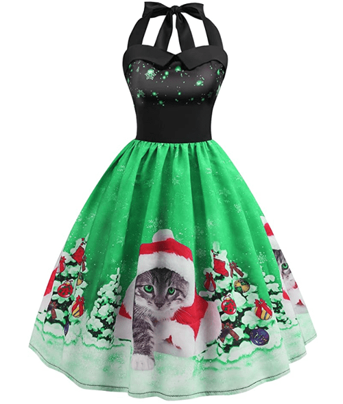 Fun, Festive, And Fantastic Cat Christmas Dresses! Meow As Fluff