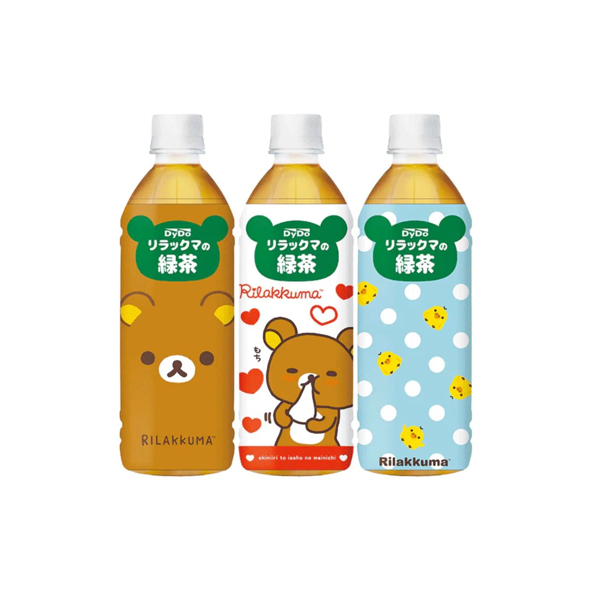 DyDo Green Tea Drink (Rilakkuma Design) (500ml)
