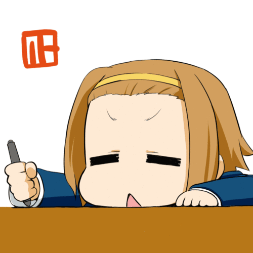 Anime Homework Gif