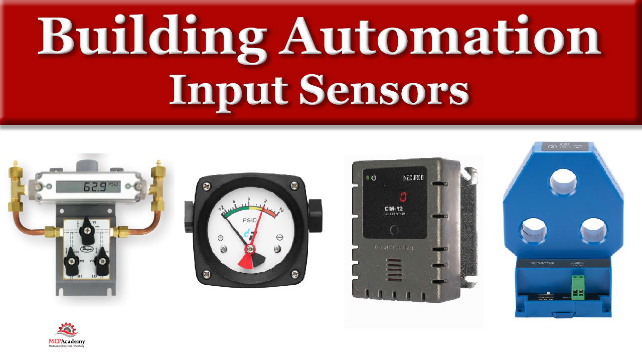 Building Automation Input Sensors MEP Academy