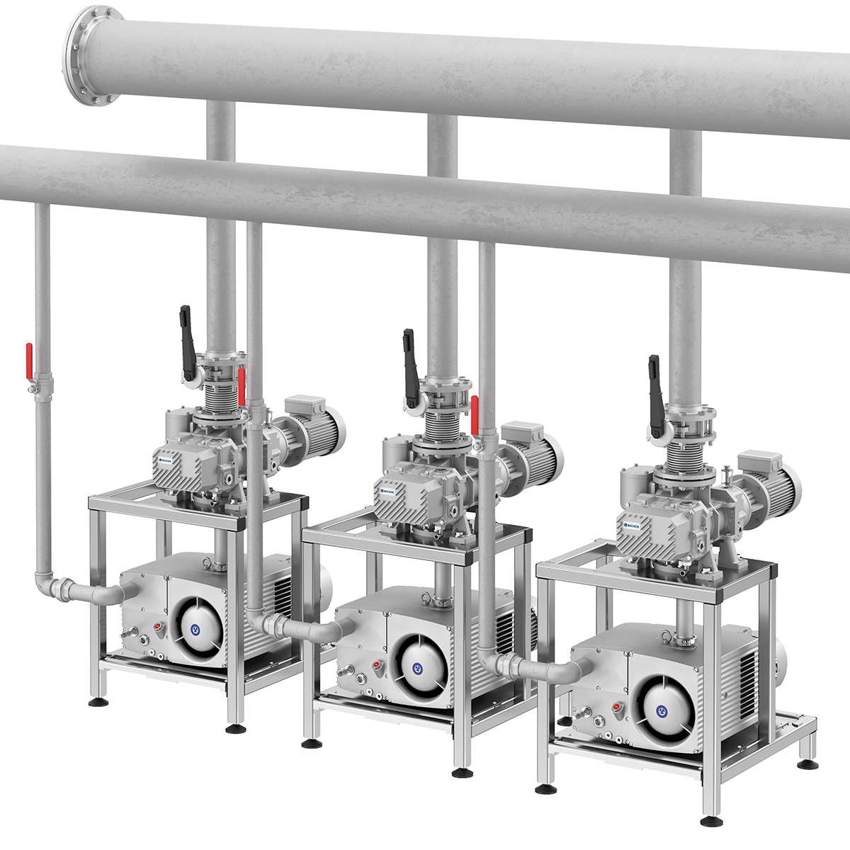 You should consider a centralised vacuum system Mepca Engineering
