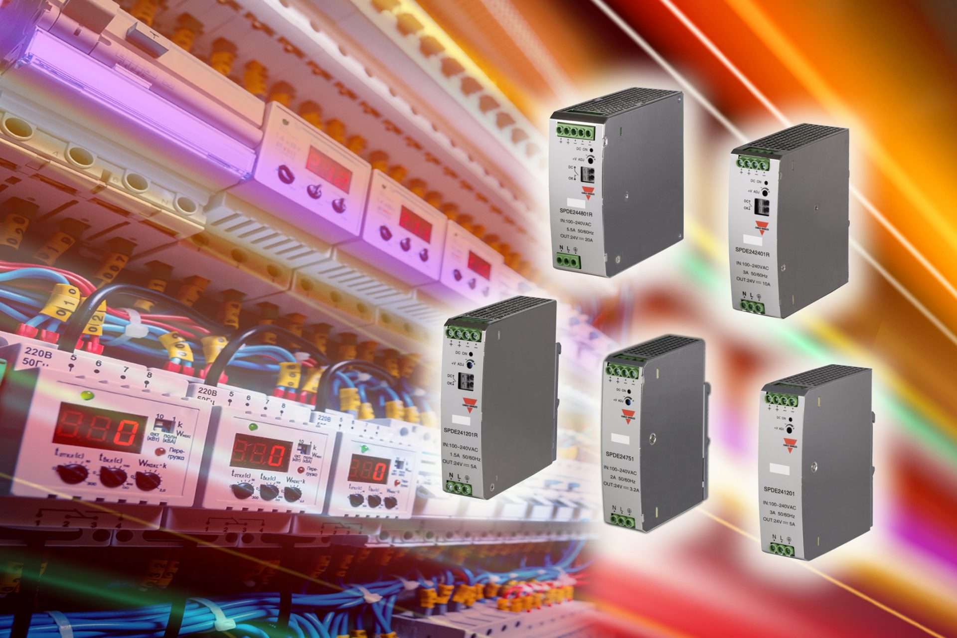 Slimline single phase DIN rail power supplies Mepca Engineering