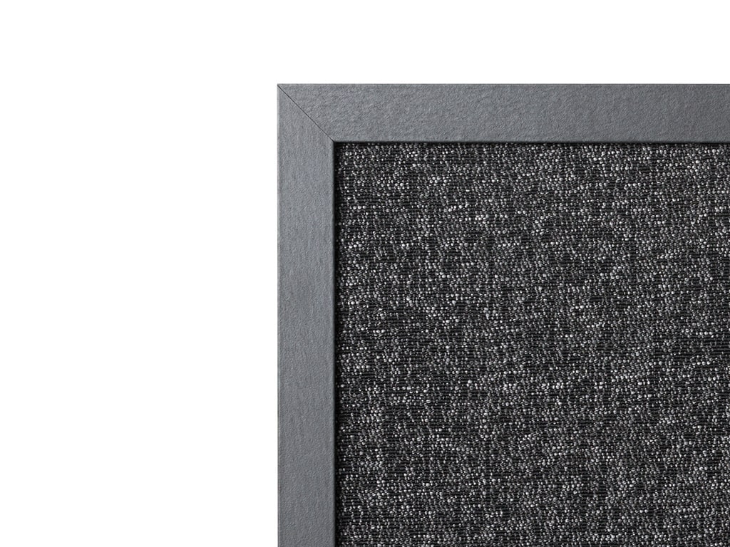 Combo DryErase & Black Fabric Bulletin Board, 18″ x 24″ Merangue