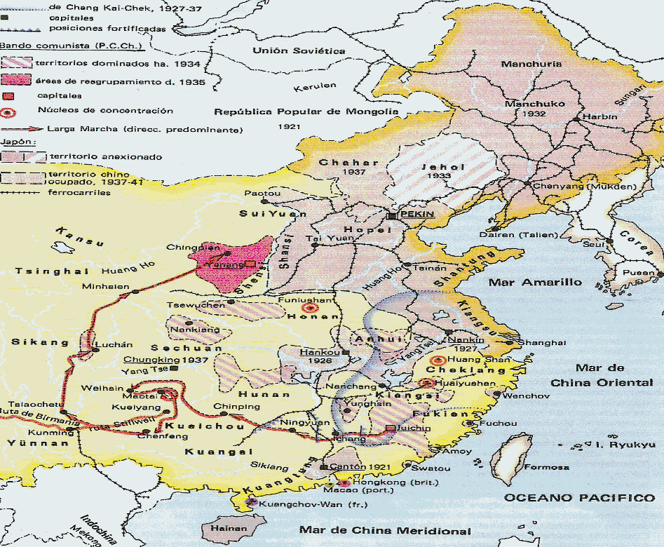 Colonial Holding In China Map China colonial