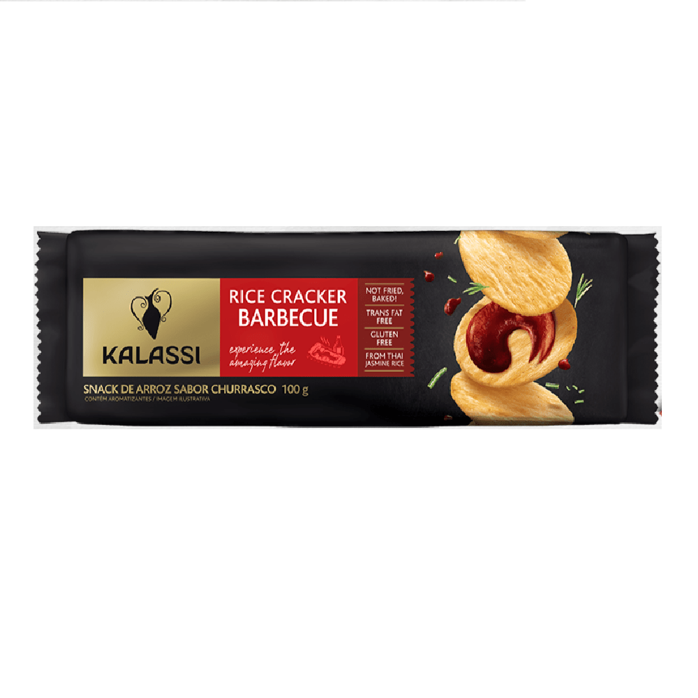 Snack KALASSI Rice Crackers Barbecue 100g Mercado Jotas