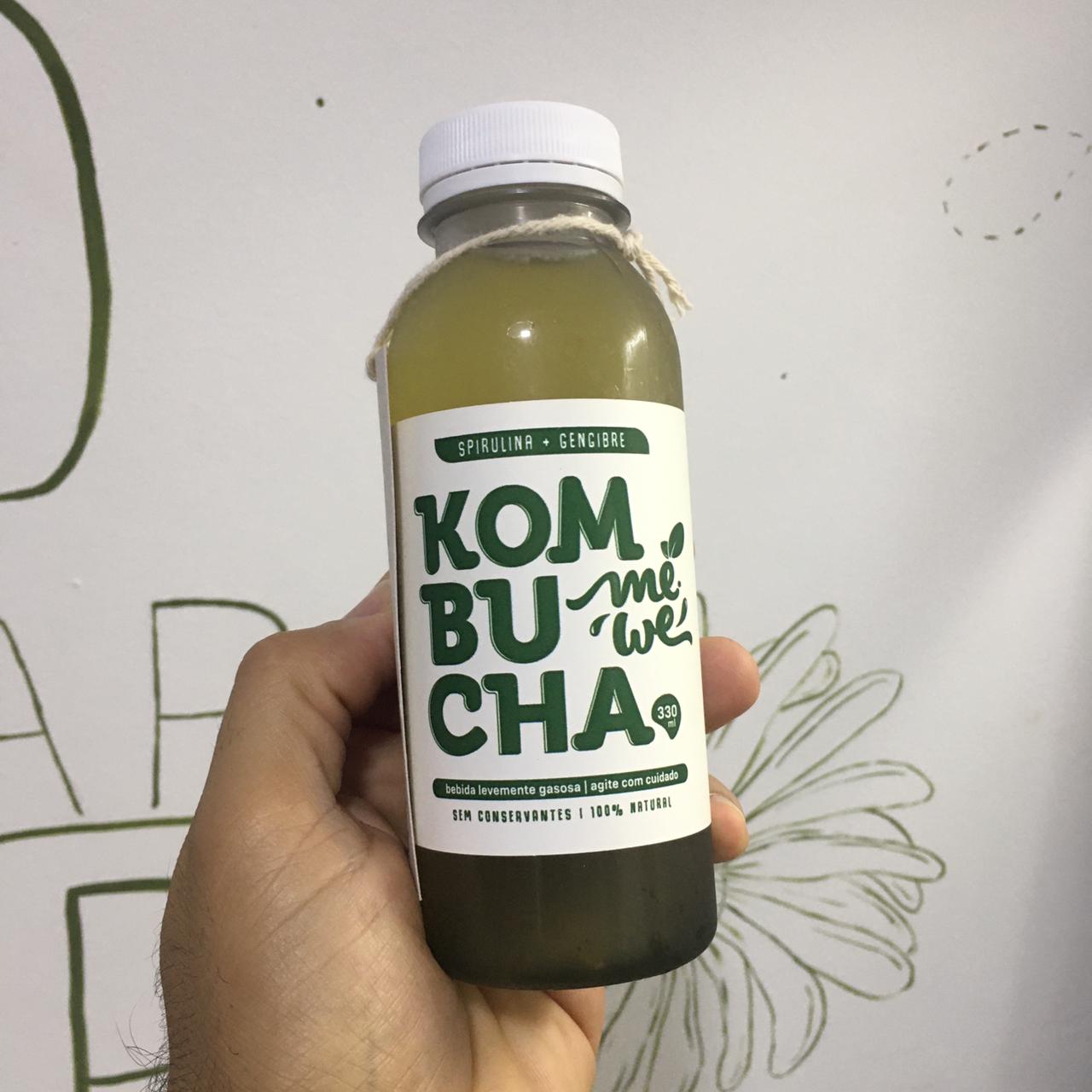 Kombucha MeWe Sabor Spirulina + Gengibre 300ml Mercato Verde Loja