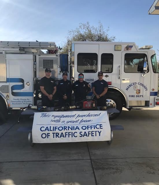 Merced County Fire Department receives Office of Traffic Safety grant