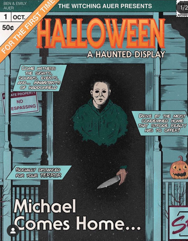 Married couple builds Michael Myers house display in Atwater Merced Daily