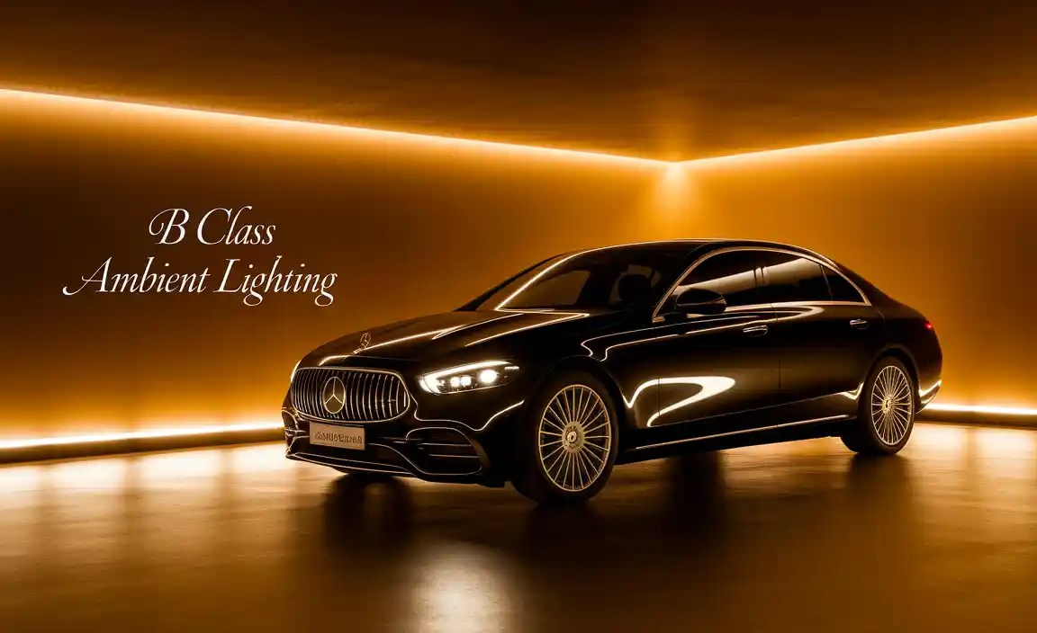 B Class Ambient Lighting