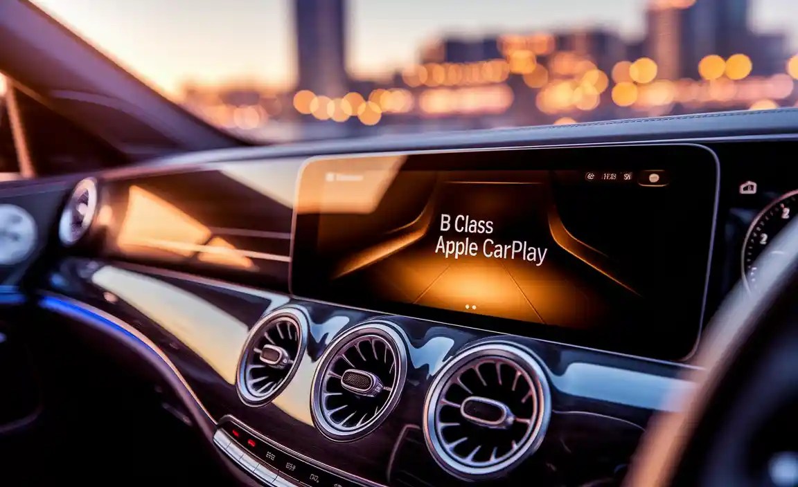 B Class Apple Carplay