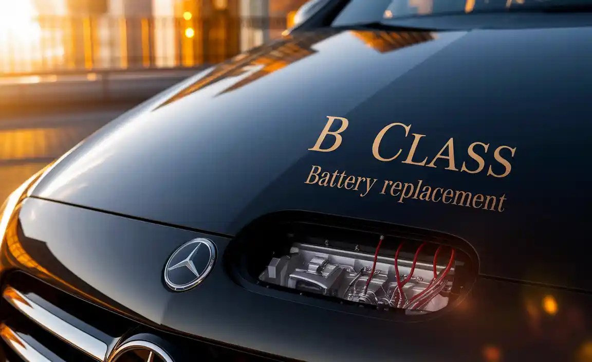 B Class Battery Replacement