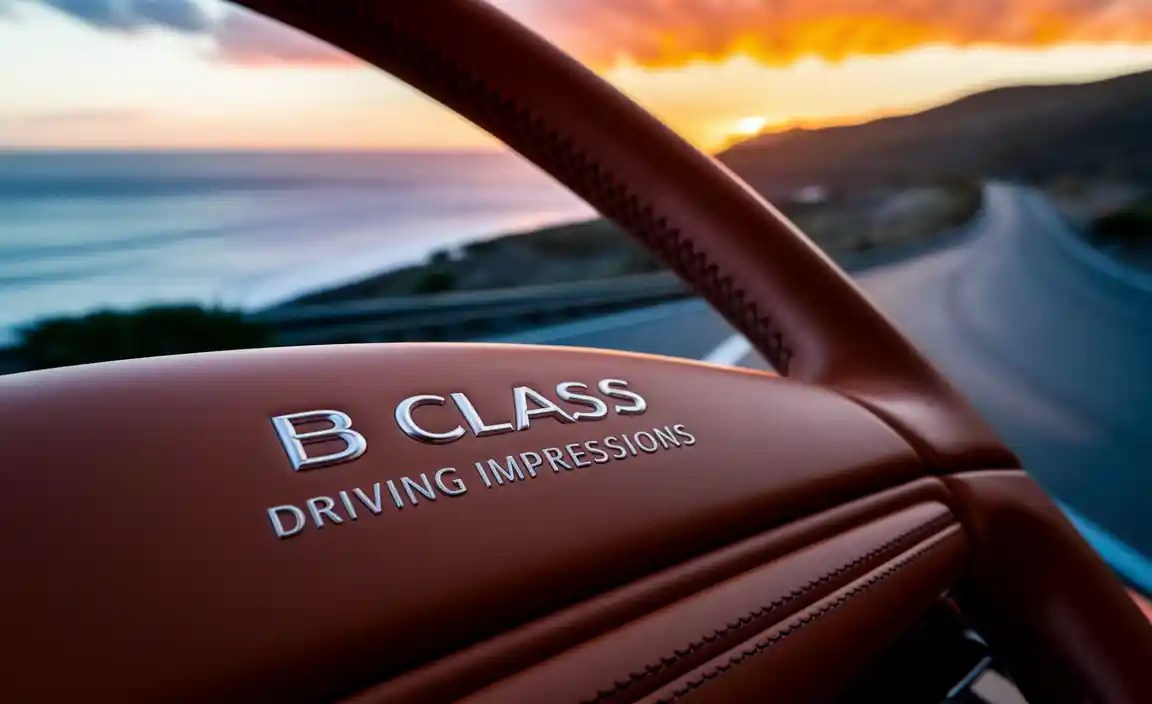 B Class Driving Impressions
