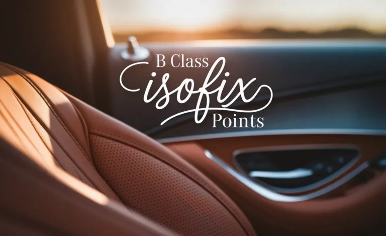 B Class ISOFIX Points