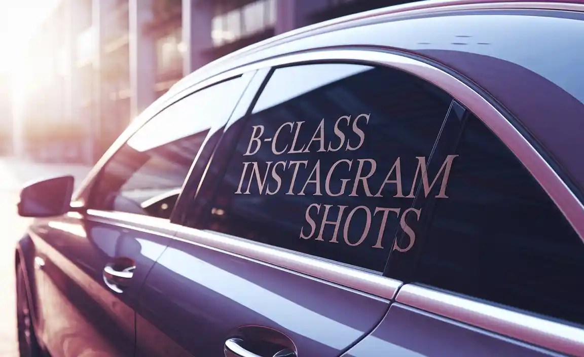 B Class Instagram Shots