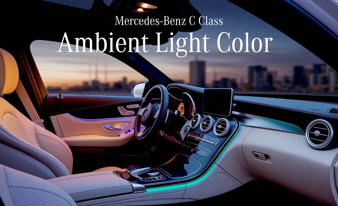 Mercedes-Benz C Class Ambient Light Color