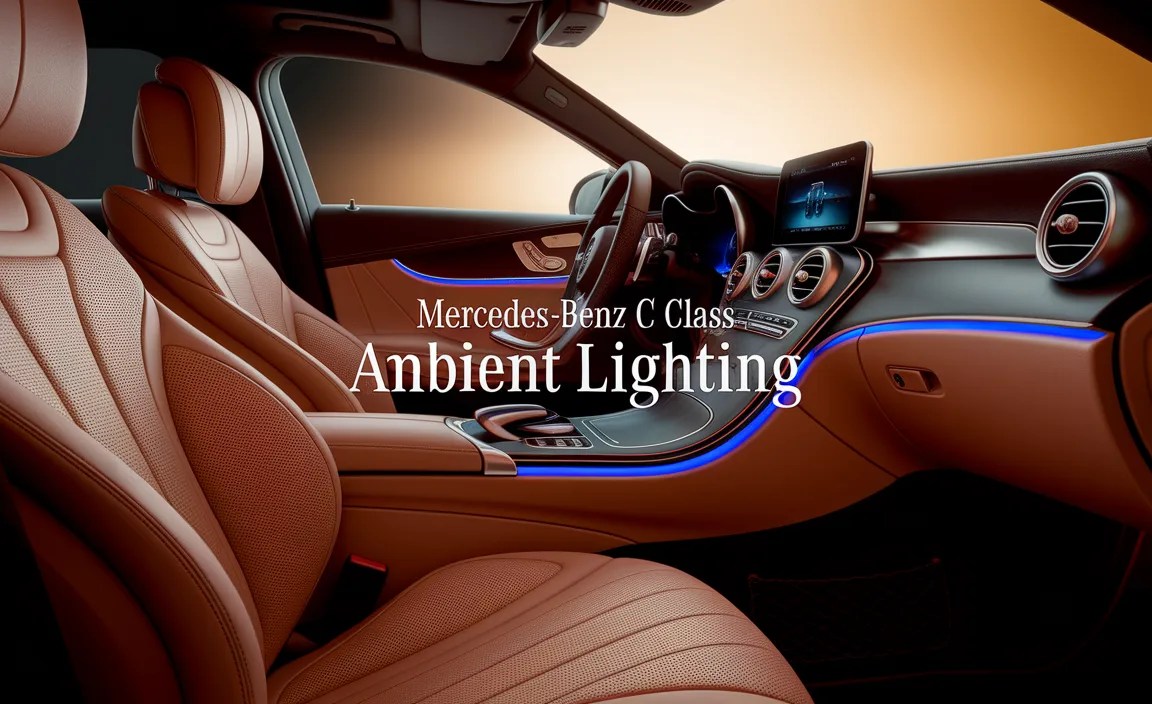 Mercedes-Benz C Class Ambient Lighting