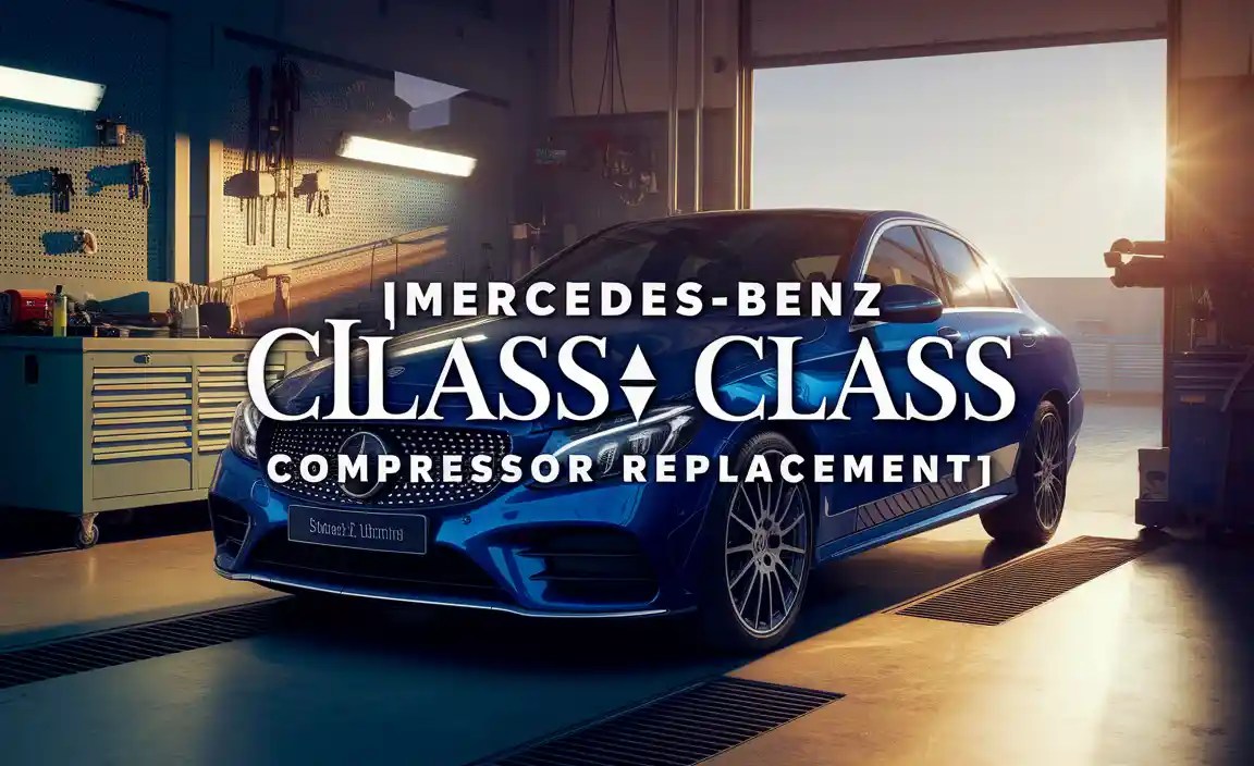 Mercedes-Benz C Class Compressor Replacement