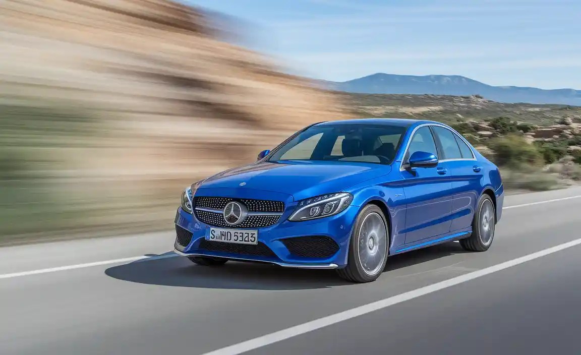 What are the common signs of a coolant leak in a C-Class