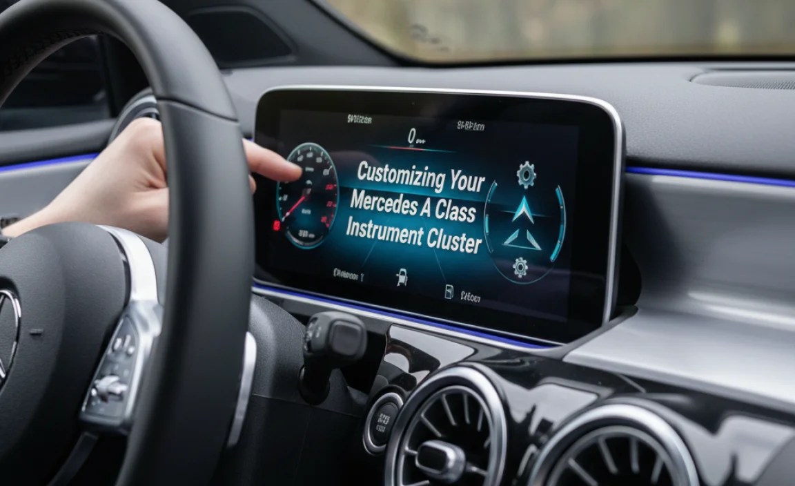 Customizing Your Mercedes A Class Digital Instrument Cluster