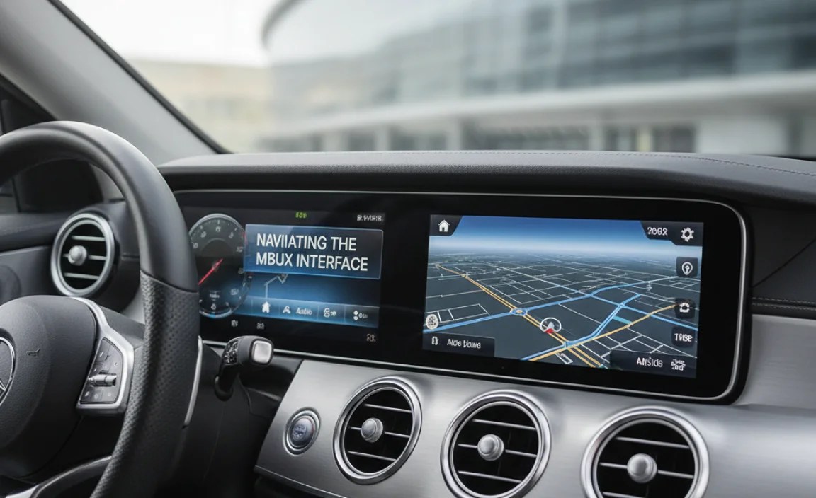 Navigating the MBUX Interface