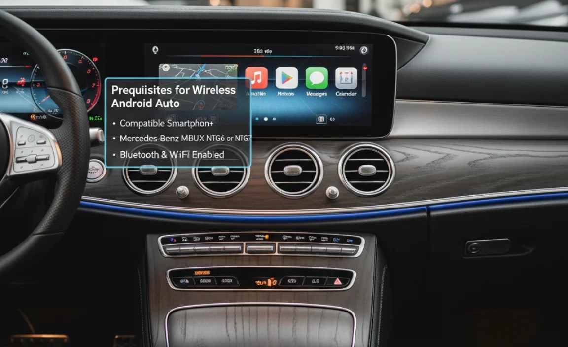 Prerequisites for Wireless Android Auto
