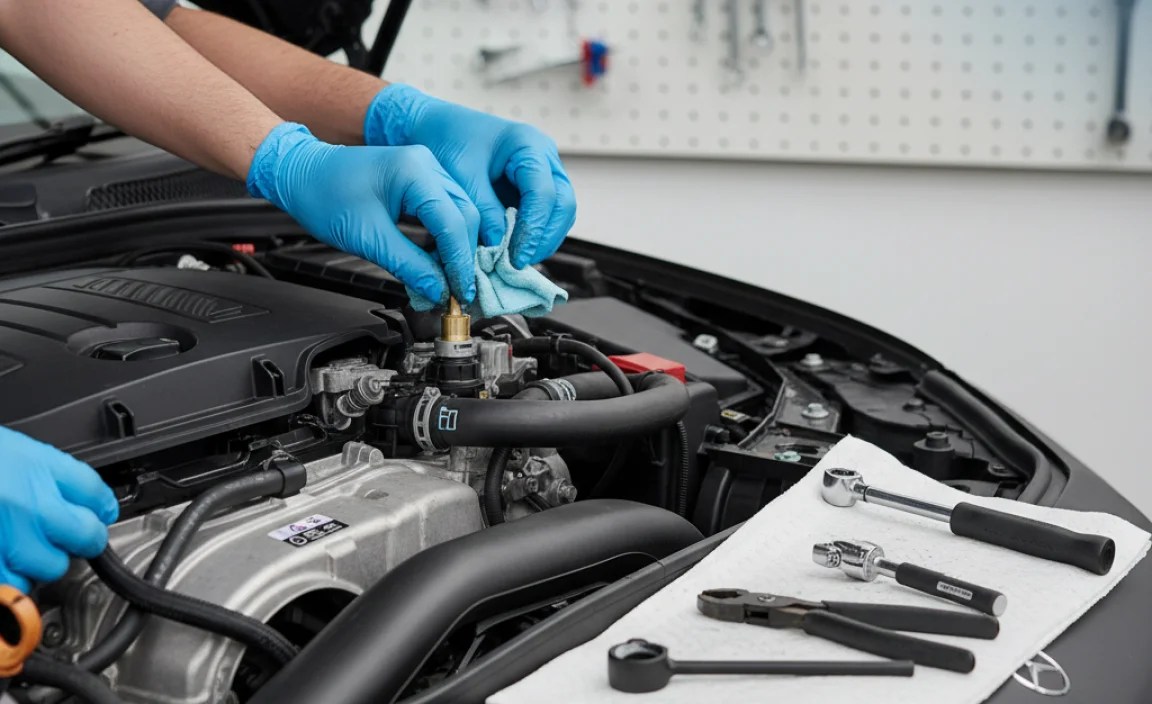 Replacing the Coolant Temperature Sensor