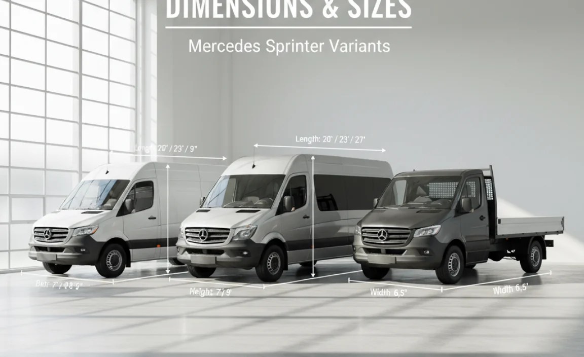 Sprinter Dimensions and Sizes
