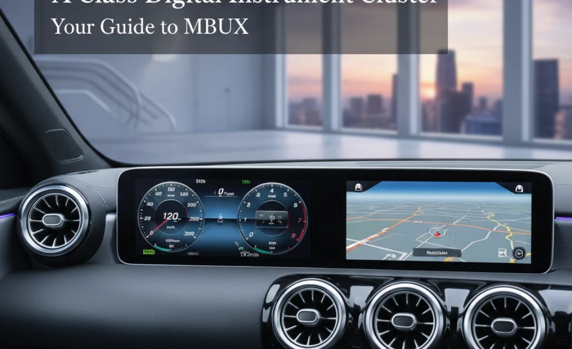 Understanding the Mercedes A Class Digital Instrument Cluster