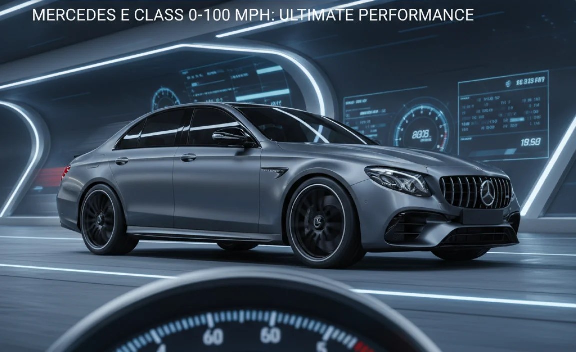 Decoding Mercedes E-Class 0-100 MPH Times by Model